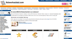 Desktop Screenshot of netwerkwinkel.com