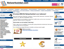 Tablet Screenshot of netwerkwinkel.com